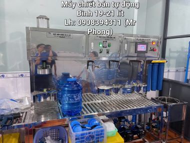 MÁY CHIẾT RÓT BÁN TỰ ĐỘNG BÌNH 19-21 LÍT (có video bên phải)